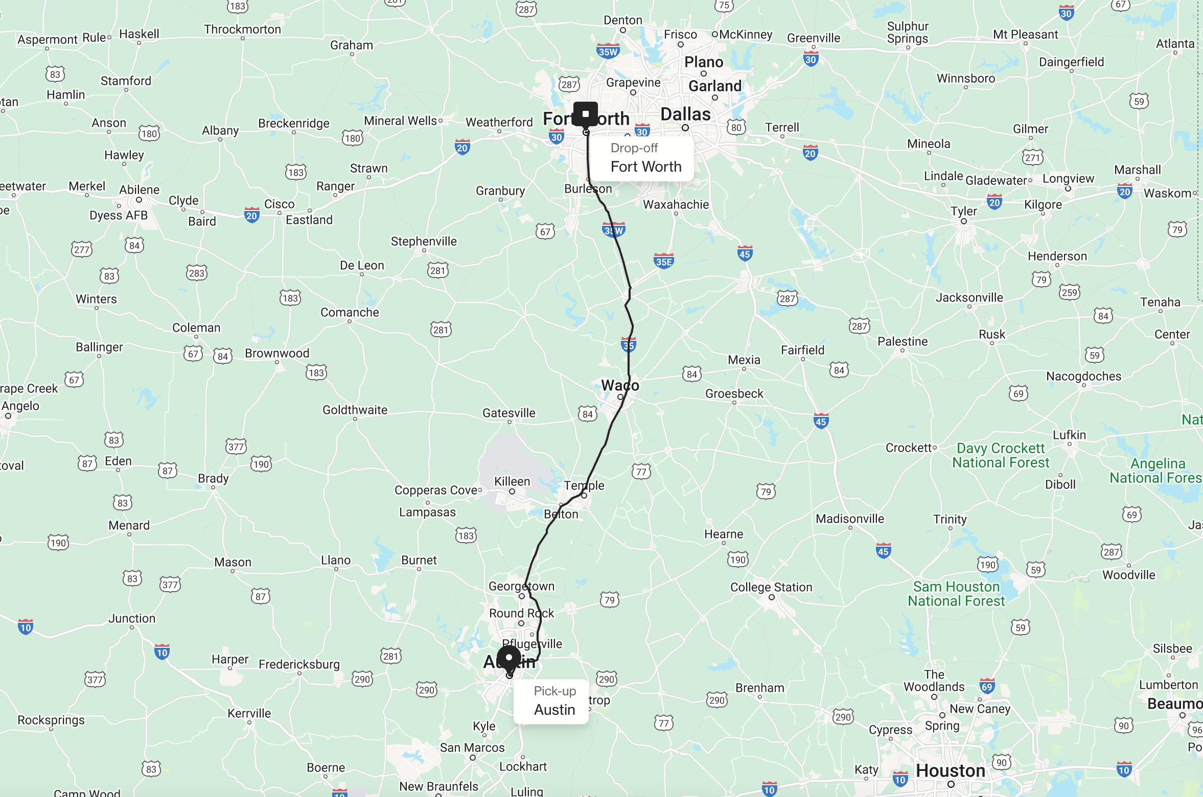 Austin to Fort Worth Rideshare | Uber Car Service - Hitch