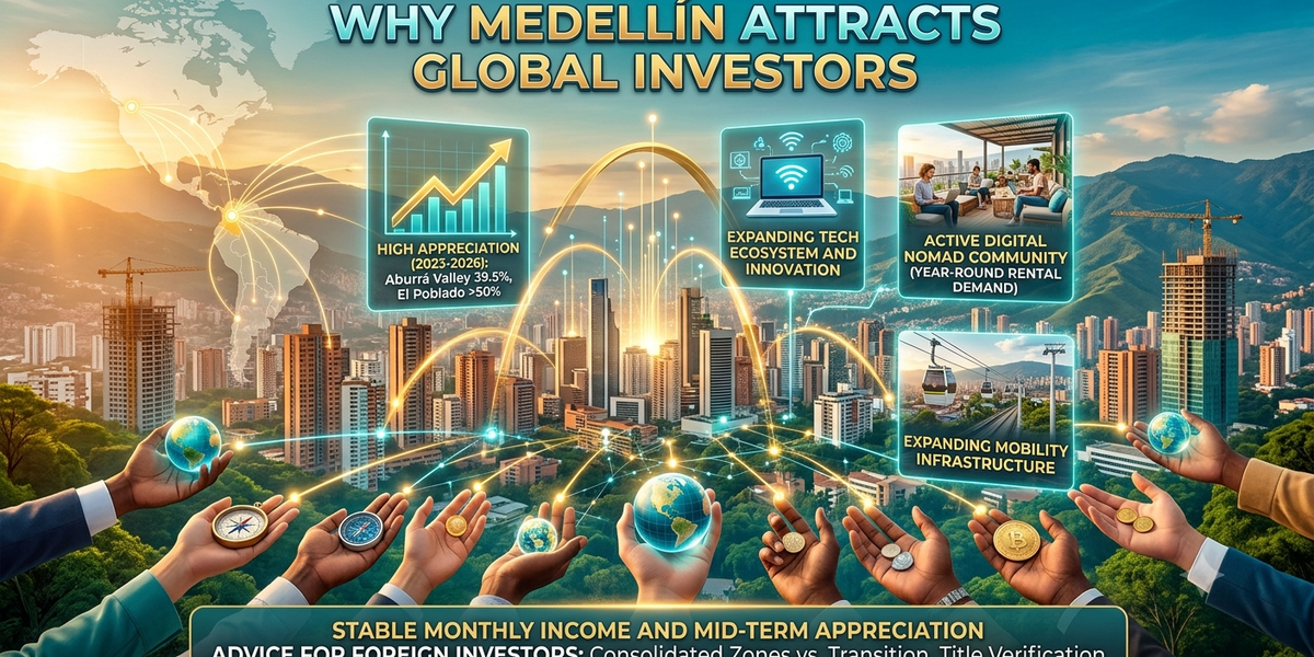 Why MedellĂn Attracts Global Investors?
