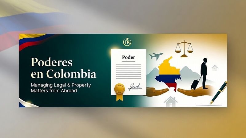 Powers of Attorney for Colombians Abroad: Managing Property from a Distance