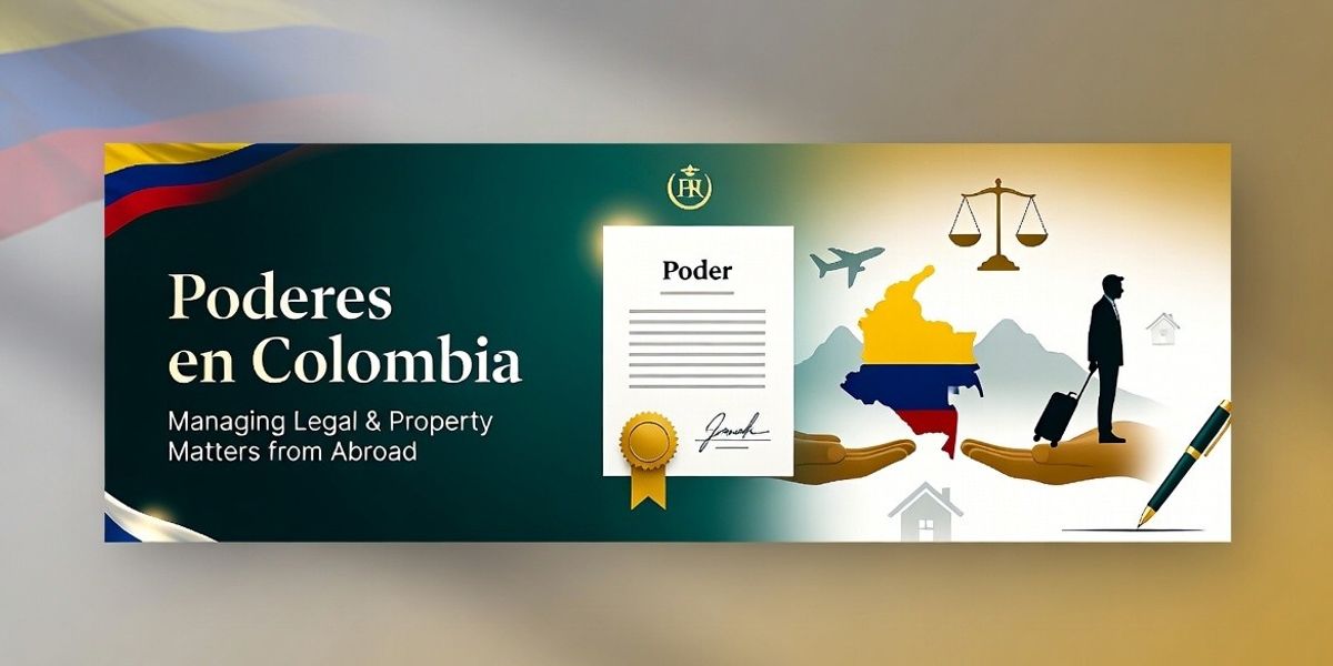Powers of Attorney for Colombians Abroad: Managing Property from a Distance