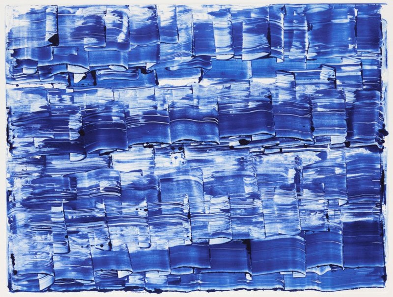 Blue Folded Plates