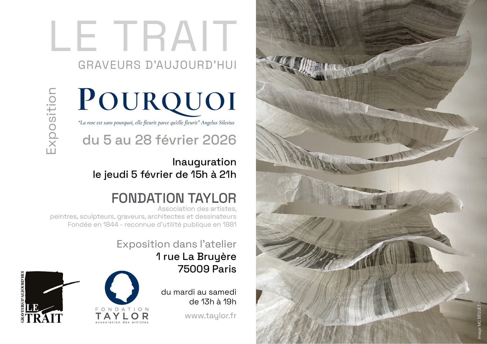 Pourquoi | Le Trait, Graveurs d'Aujourd'hui