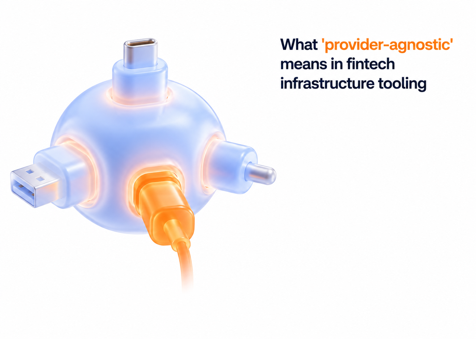 What 'provider-agnostic' means in fintech infrastructure tooling