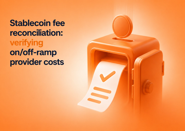 Stablecoin fee reconciliation: verifying USDC and on/off-ramp provider costs