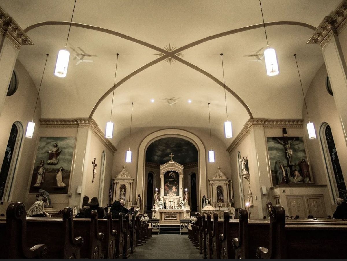 St. Norbert sanctuary viewed from the nave