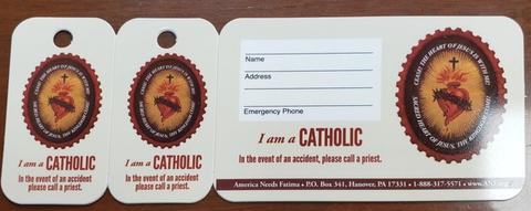 I Am a Catholic ID Card