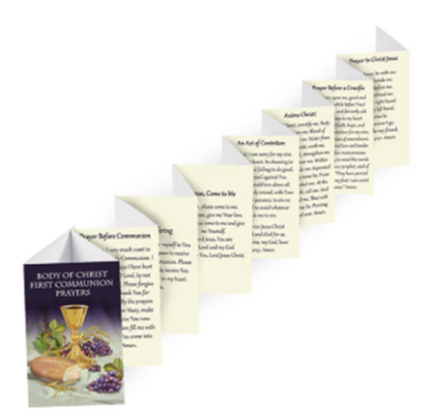 Body of Christ Prayers Accordion Booklet