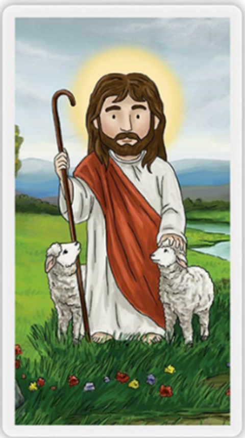 Mini Saints Laminated Holy Card