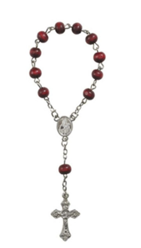 St. Thérèse Rose-Scented One-Decade Rosary with Case