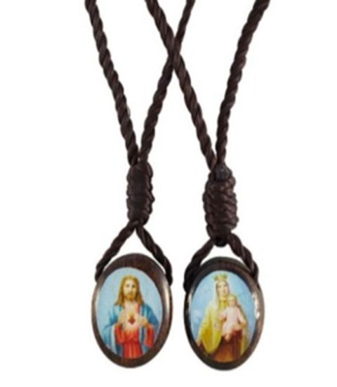 Oval Wood Scapular