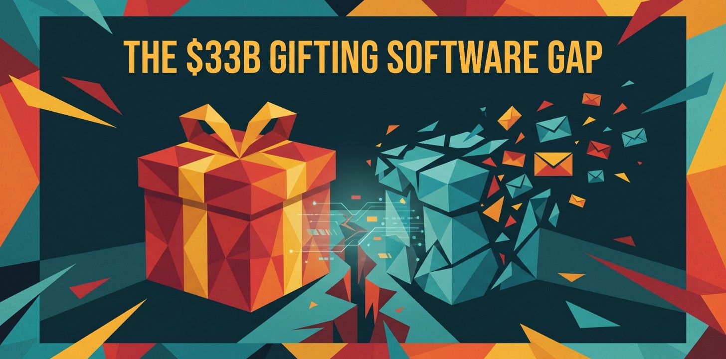 Gifting is a $33B market. The software you can buy mostly wasn't built for it.