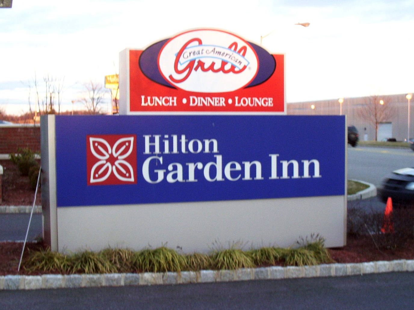 Hilton Garden Inn - New Jersey Lighted Exterior Sign by Loumarc Signs