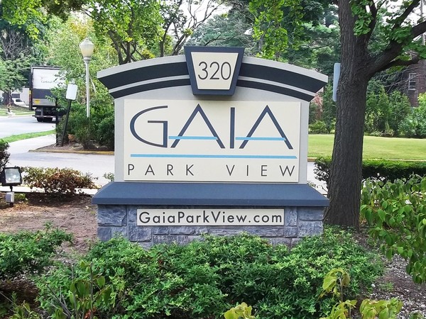 GAIA Park View - New Jersey Monument Pylon by Loumarc Signs