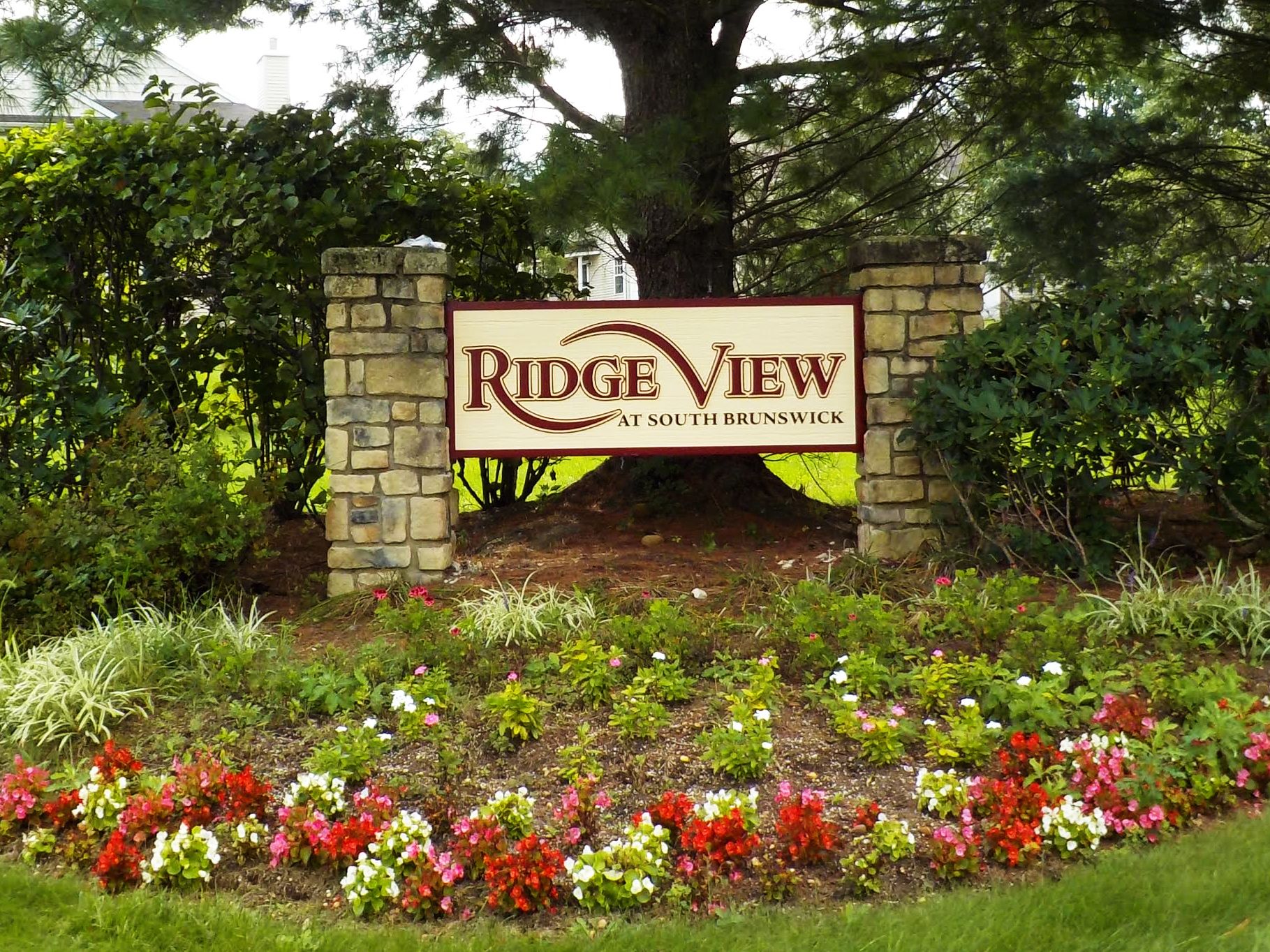 Ridge View - New Jersey Monument Pylon by Loumarc Signs