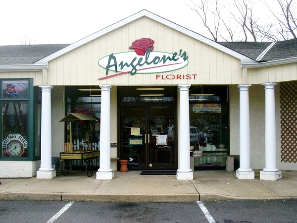 Acrylic sign for Angelone's Florist