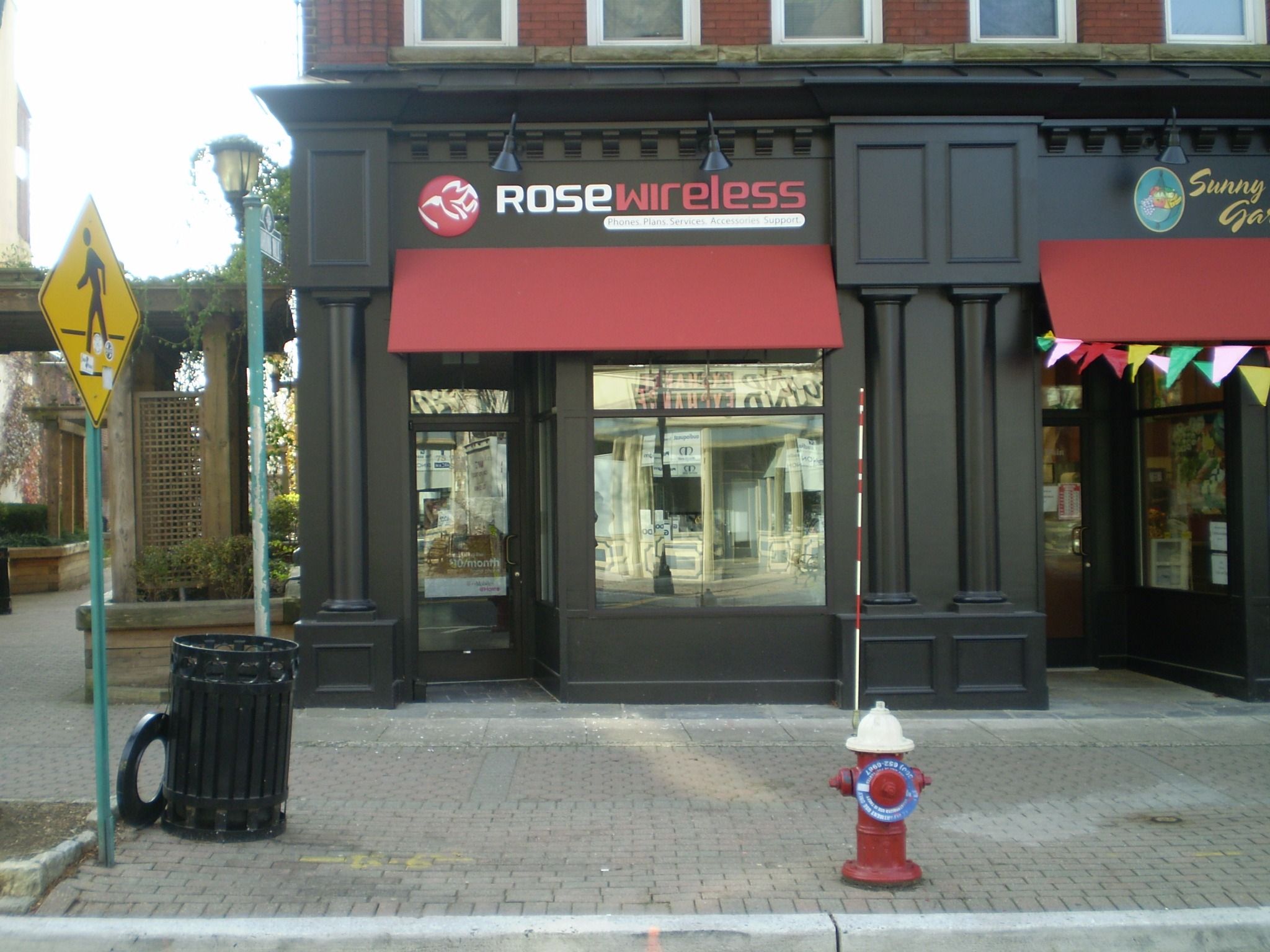 Rose wireless awning