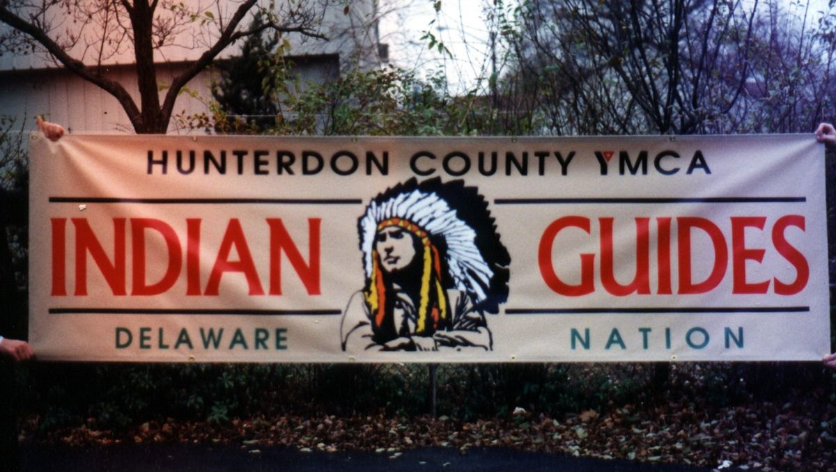 Indian guides deleware nation banner