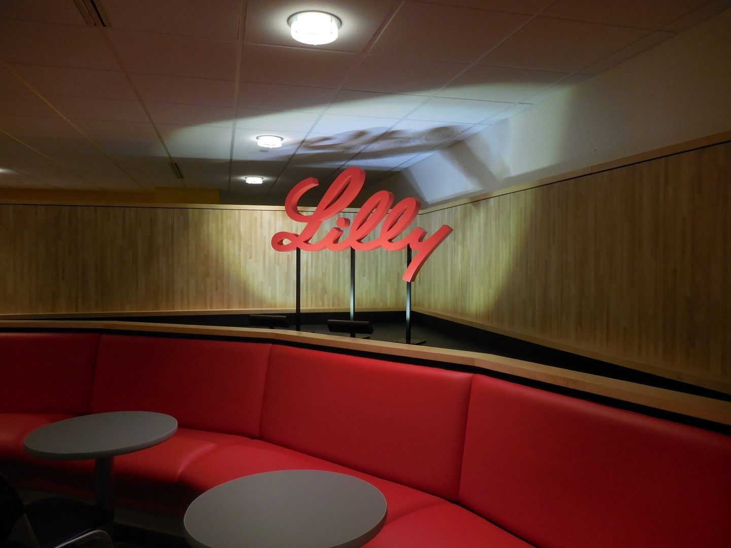 Channel letters sign for Lilly