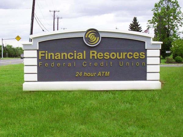 Financial Resources - New Jersey Monument Pylon by Loumarc Signs