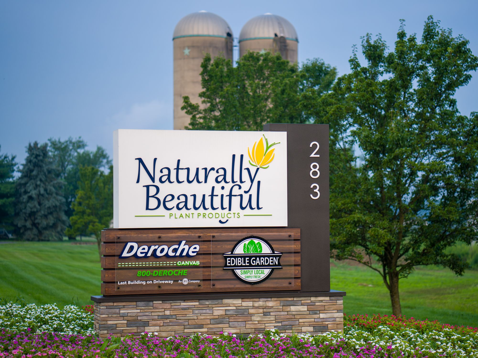 Naturally Beautiful - New Jersey Special Project sign by Loumarc Signs