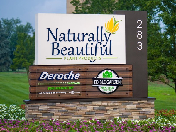 Naturally Beautiful - New Jersey Special Project sign by Loumarc Signs