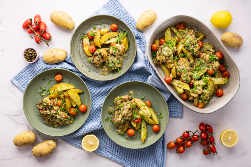 Kuřecí "Piccata" v citrónové omáčce s kapary