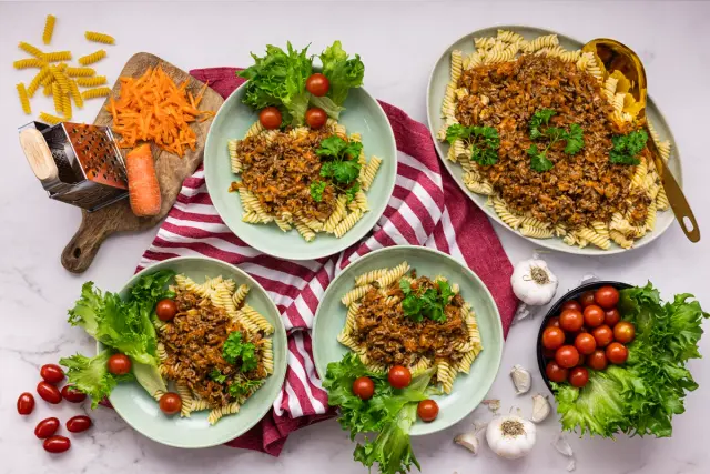 Arjen pelastaja jauhelihakastike & pastaa