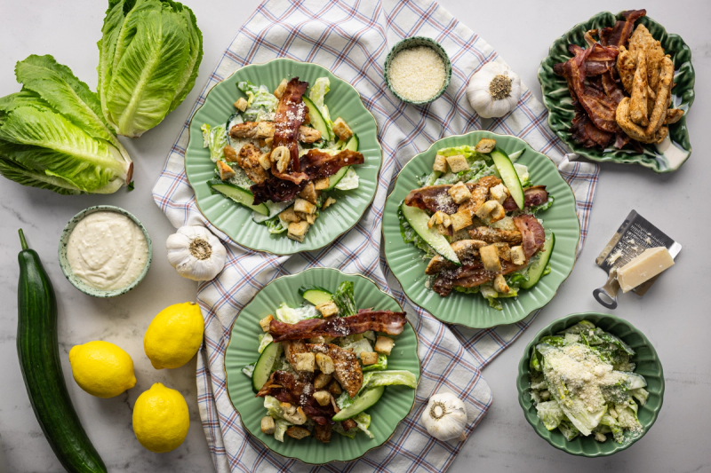Yummy´s Caesar Salad with Chicken & Bacon