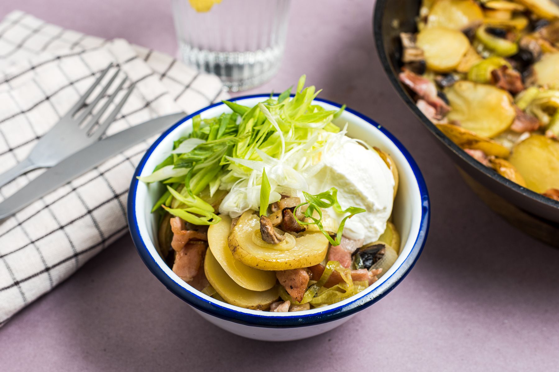Potato Casserole with Leek, Bacon &amp; Mushrooms | Yummy