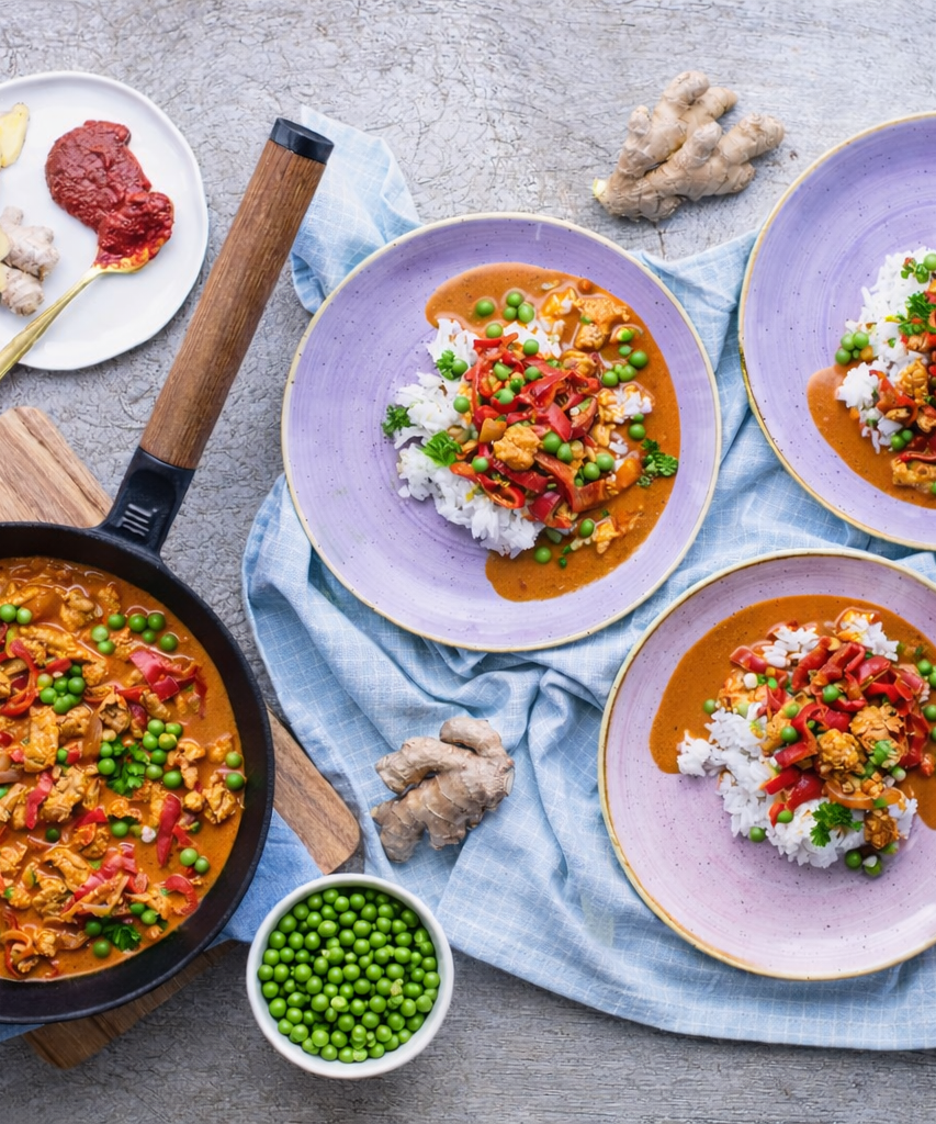 Kuracie tandoori so zeleninou a basmati ryžou