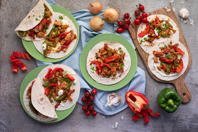 Ruokaboksin “Chicken fajitas”- tortillat