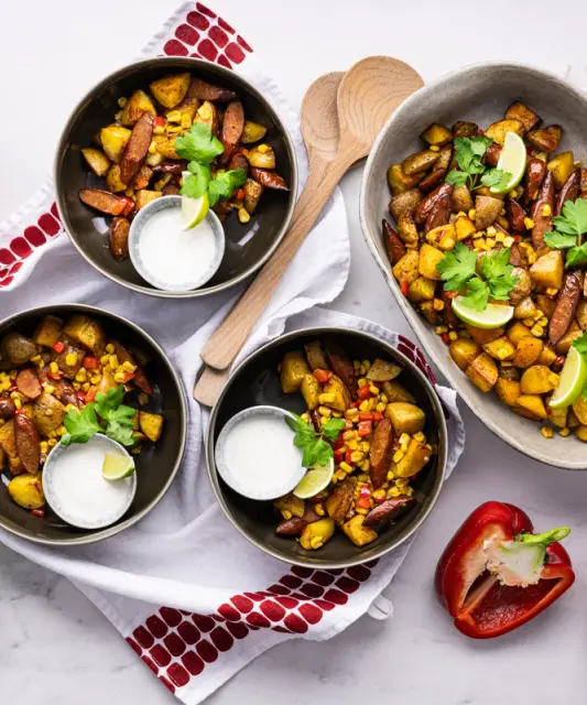 Papas con Chorizo – Roasted Potatoes with Chorizo