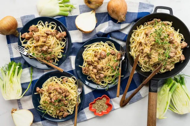 Pasta Livornon Luigilla & fenkolilla