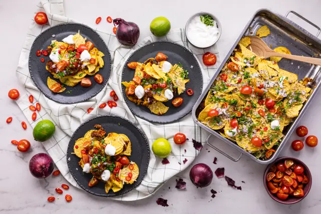 Texmex nachovuoka nyhtökauralla