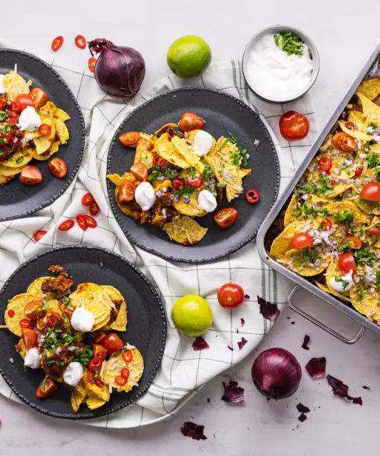 Texmex nachovuoka nyhtökauralla