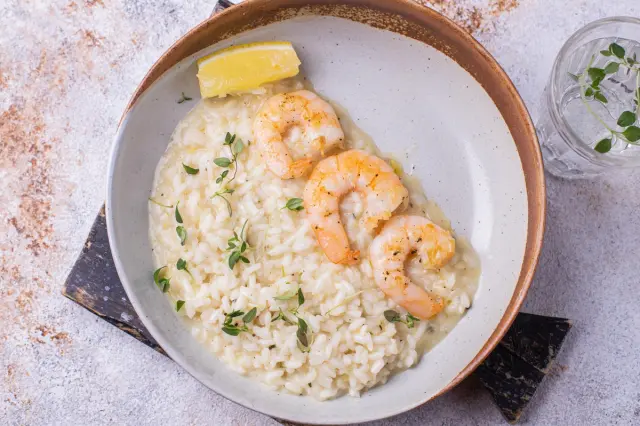 Lemon Shrimp Risotto