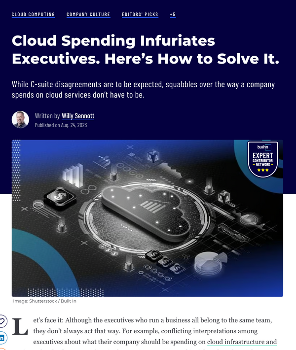 Cloud Spending Infuriates Executives. Here’s How to Solve It.