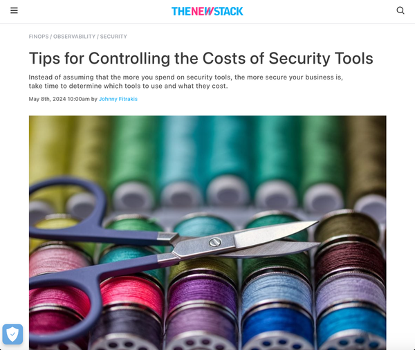 Tips for Controlling the Costs of Security Tools