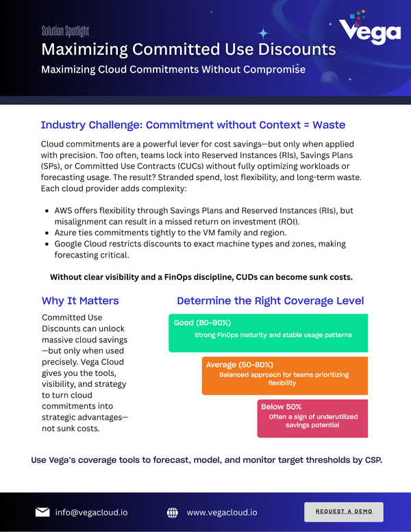 Solution Spotlight: Maximizing Committed Use Discounts