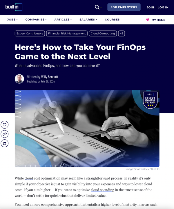 Here’s How to Take Your FinOps Game to the Next Level