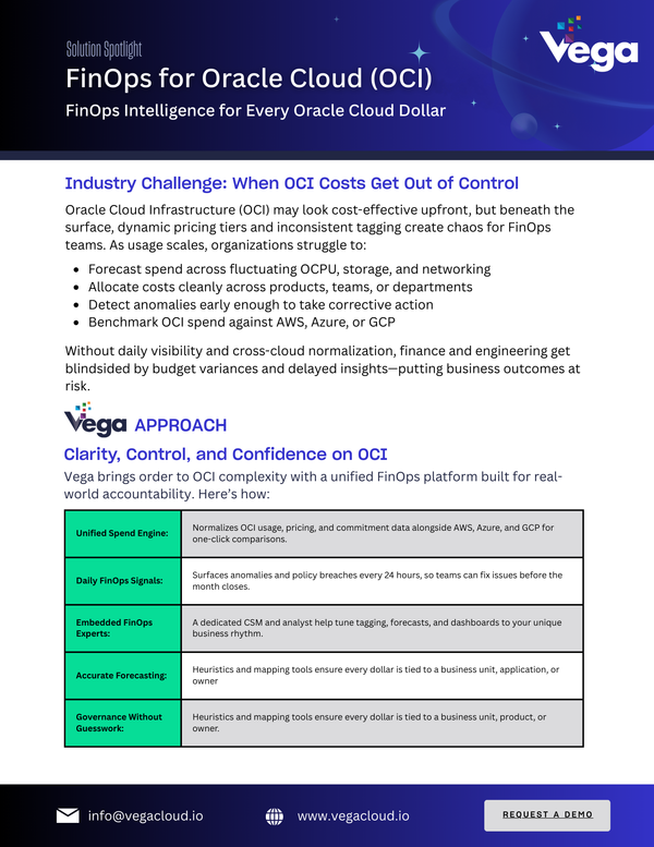 Solution Spotlight: FinOps for Oracle Cloud (OCI)