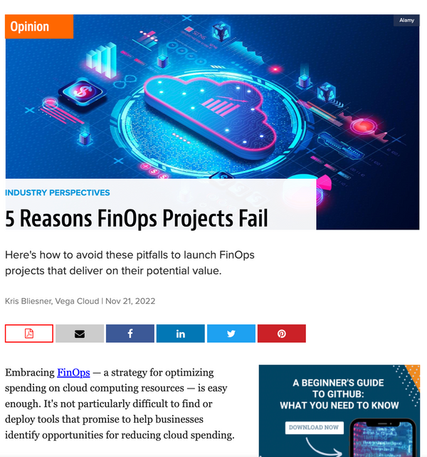 5 Reasons FinOps Projects Fail