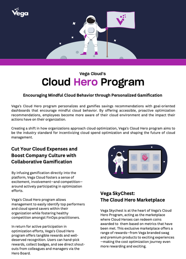 Vega Cloud's Cloud Hero Program