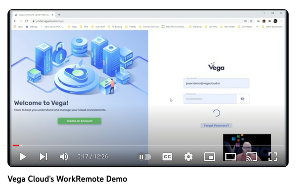 Vega Cloud's WorkRemote Demo