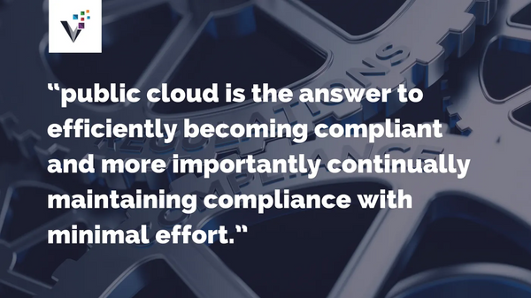 Why is it easier to achieve compliance in the public cloud?