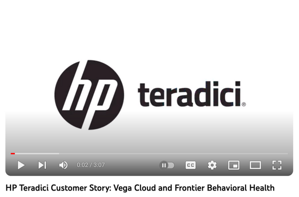 HP Teradici Customer Story: Vega Cloud and Frontier Behavioral Health