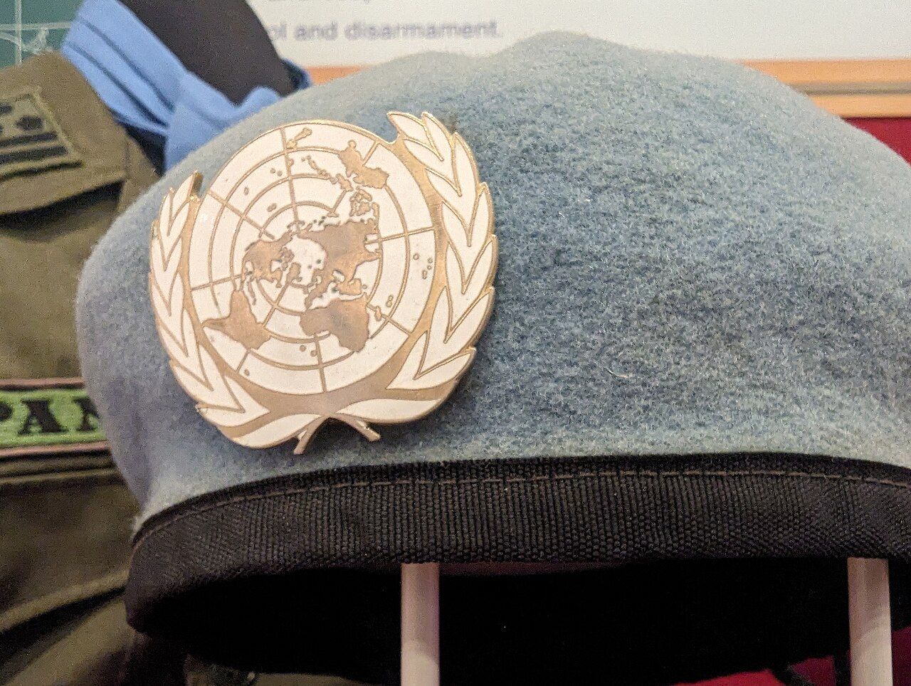 United Nations Symbol on Hat