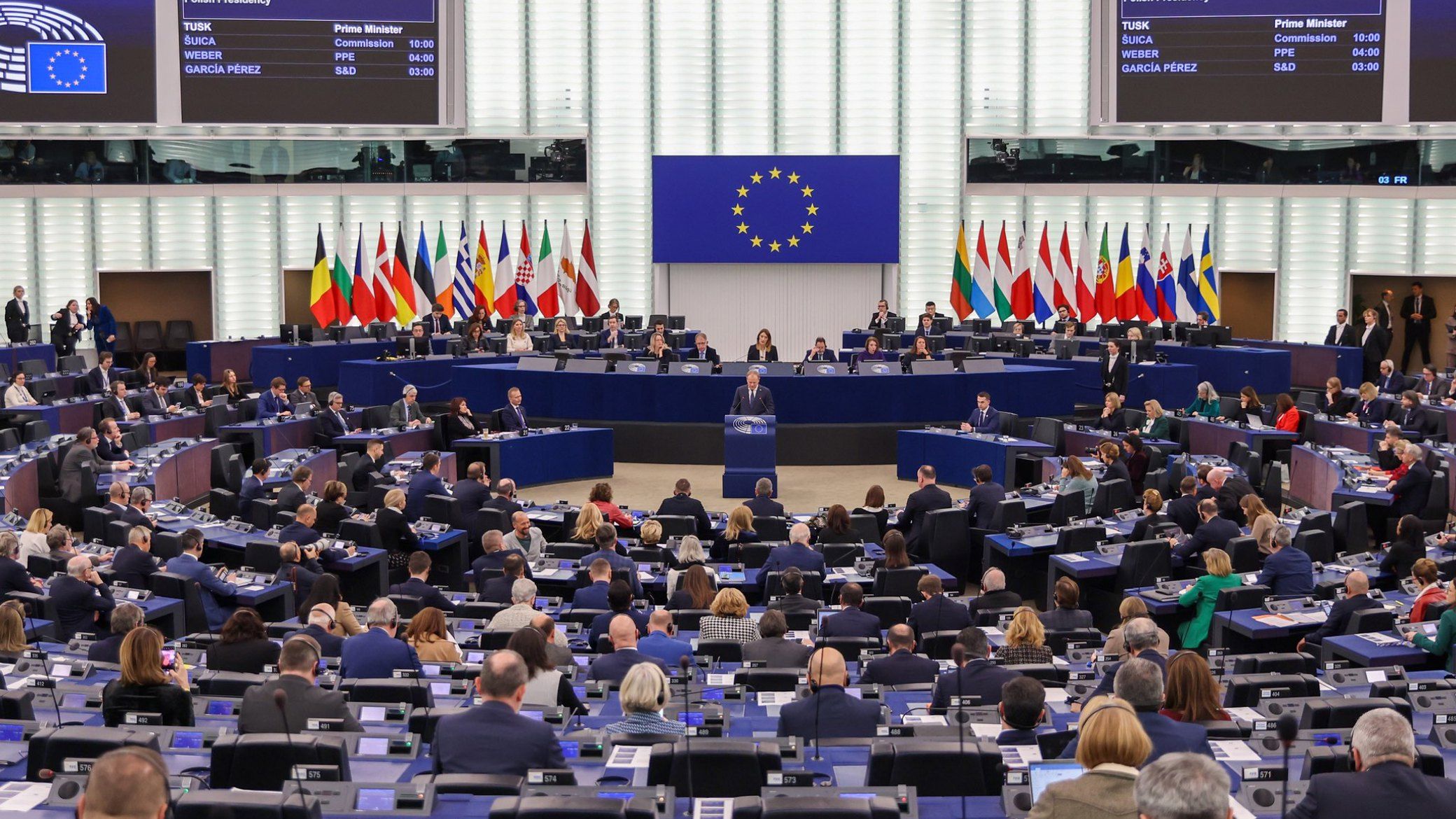 EU Parliament Speech Multiple Countries