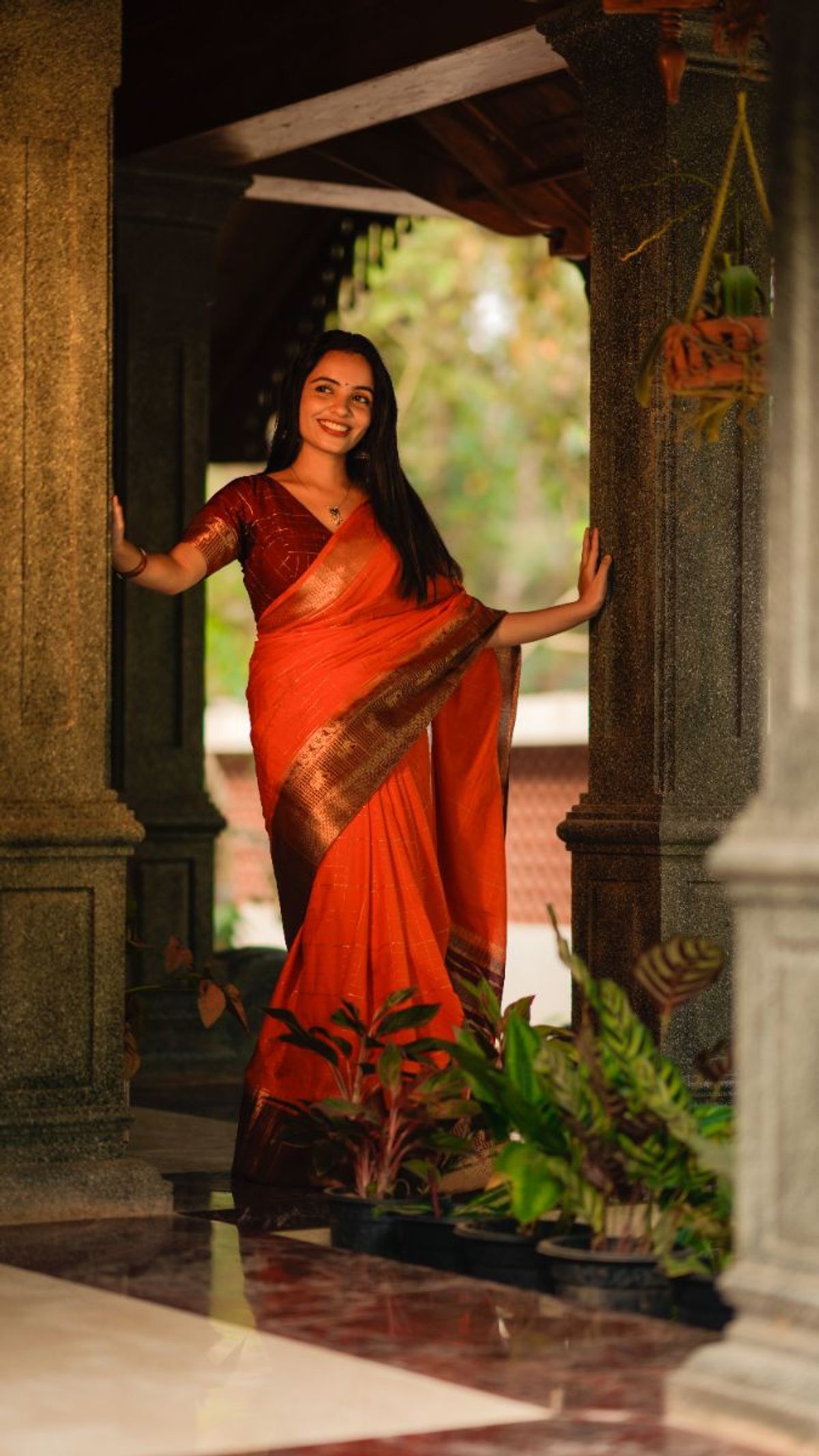 Mysore Kattam Silk Saree view 2