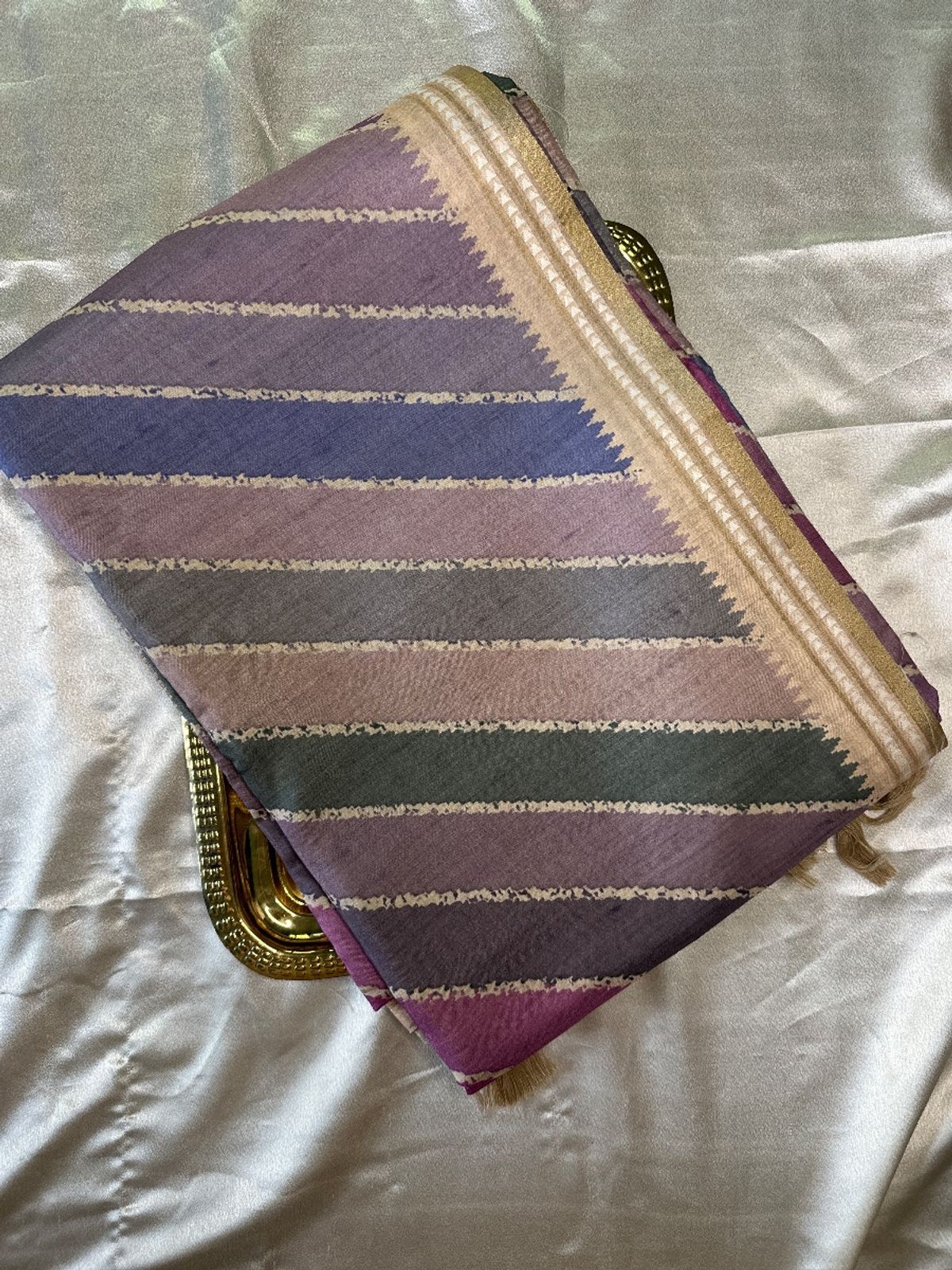 Lilac Aura Saree 